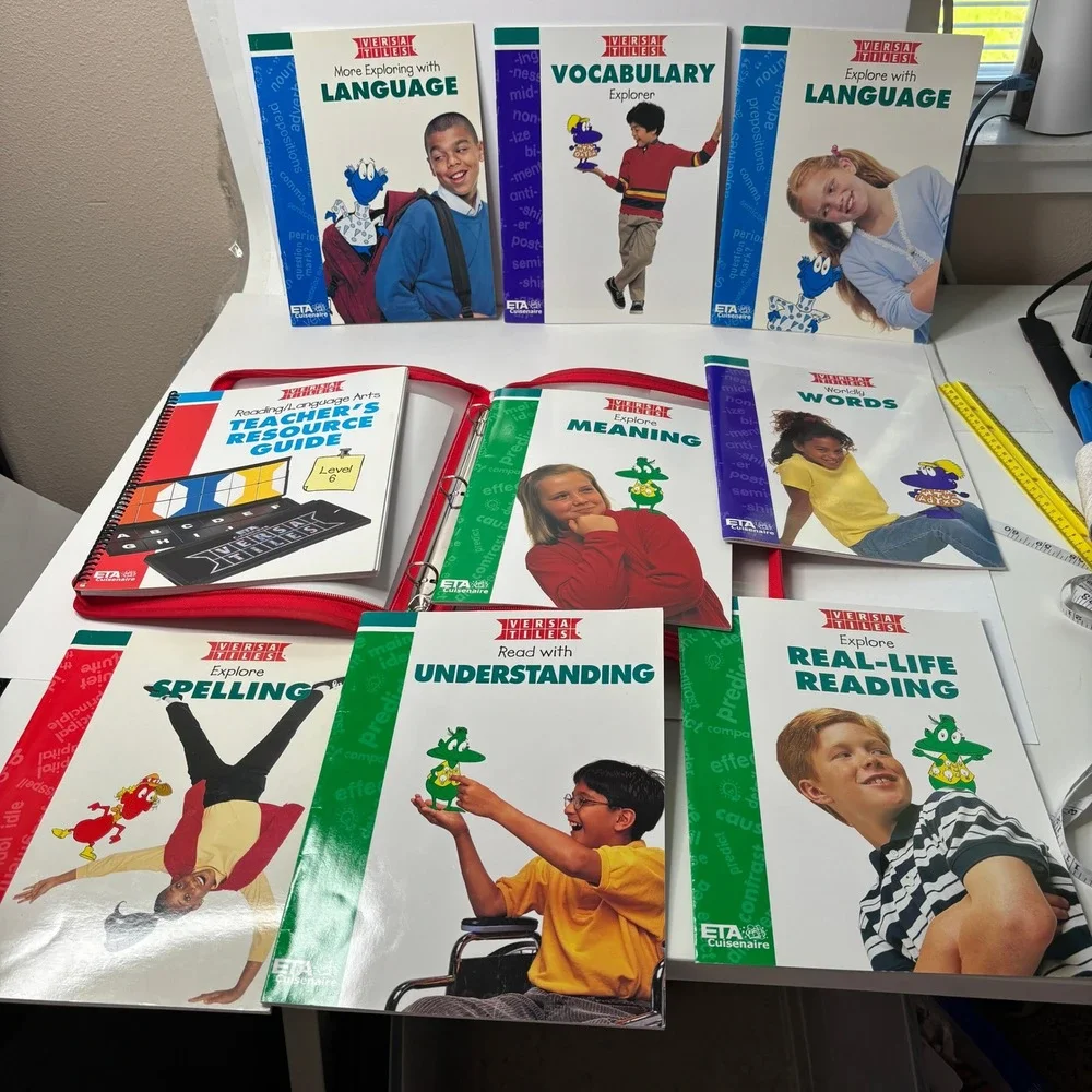 Versatiles Level 6 Reading Language Arts Complete w/ Case Teacher Guide 8 Books